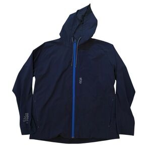 Stio XXL lightweight hooded jacket in excellent like-new condition sleeve logo